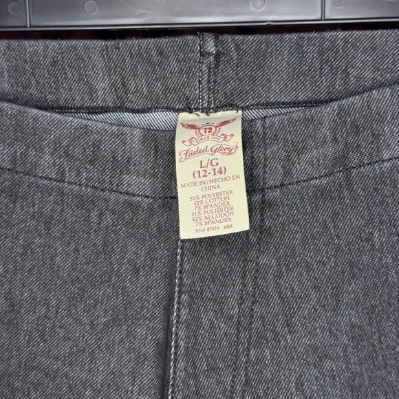 Heather Black Faded Glory Jegging - Picture 3 of 3